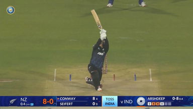 IND vs NZ 2026, 2nd T20I: Devon Conway Six