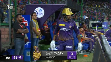 M28: DC vs KKR – Umesh Yadav Wicket