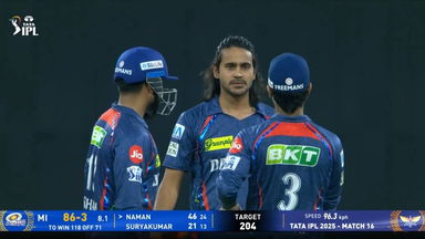 IPL 2025 M16: LSG vs MI - Fall of Wickets