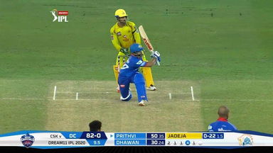 M07: CSK vs DC – Prithvi Shaw Six