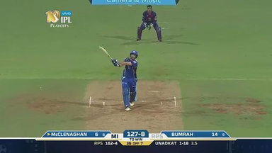 Q1: MI vs RPS – Mitchell McClenaghan Six