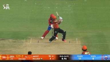 IPL 2025 M10: DC vs SRH - Aniket Verma Six