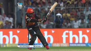 Rashid Khan's one-legged six