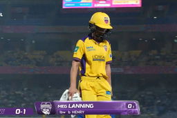 Wicket: Match 20, Delhi Capitals vs UP Warriorz, WPL 2026: Meg Lanning Wicket