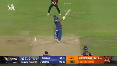 M58: SRH vs LSG –  Marcus Stoinis  Six