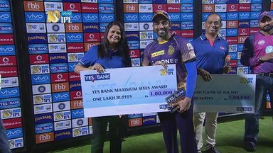 M30: RPS vs KKR  – YES Bank Maximum Sixes – Robin Uthappa
