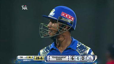 M57: CSK vs MI – Lendl Simmons Six