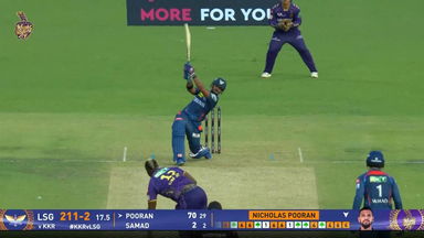 IPL 2025 M19: KKR vs LSG - Nicholas Pooran Six