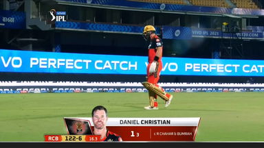M01: MI vs RCB – Dan Christian Wicket