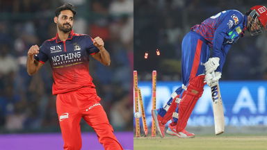 Inswinging yorker & CASTLED! A Bhuvneshwar Special