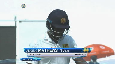 IND vs SL 2017, 2nd Test Day 1: Angelo Mathews Wicket