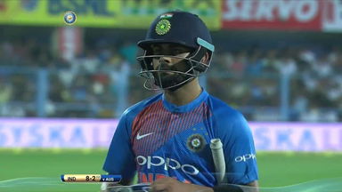 IND vs AUS 2017, 2nd T20I: Virat Kohli Wicket