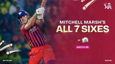 All 7 sixes by Mitchell Marsh vs CSK