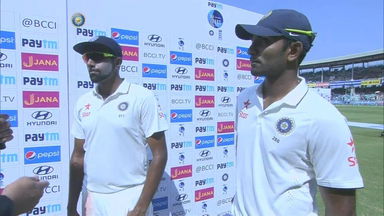 IND vs ENG 2016 - 2nd Test, day 5 : R Ashwin & Jayant Yadav Interview