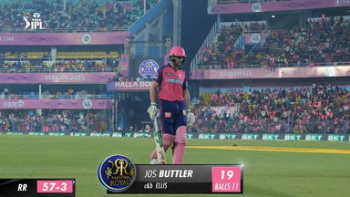 M08: RR vs PBKS – Jos Buttler Wicket