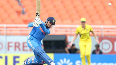 Smriti's stylish fifty sets the platform