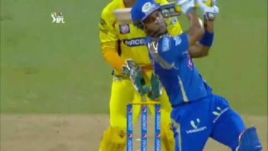 M57: CSK vs MI – Lendl Simmons Six