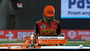 M29: SRH vs CSK – Kane Williamson Wicket