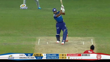 M36: MI vs KXIP – Kieron Pollard Six