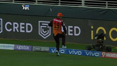 Destroyed: Rana’s pull shot breaks camera