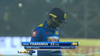 IND vs SL 2017, 1st T20I: Upul Tharanga Wicket