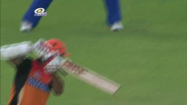 M20: MI vs SRH –  Shikhar Dhawan Wicket