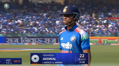 IND vs SA 2025, 2nd ODI: Yashasvi Jaiswal Wicket