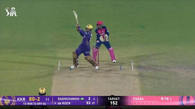 IPL 2025 M06: RR vs KKR - Quinton De Kock Six