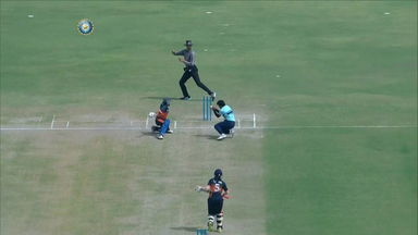 Sharp caught and bowled, courtesy Bhavna
