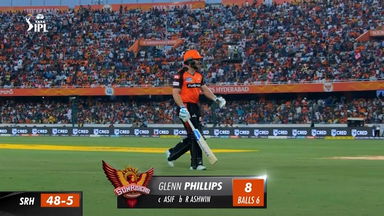 M04: SRH vs RR –  Glenn Phillips  Wicket