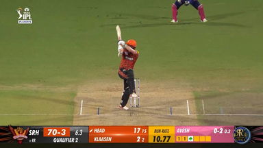 Q2: SRH vs RR – Travis Head Six