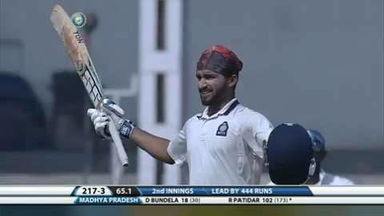 Ranji Trophy 2015-16: Bengal vs MP- Day 3: R Patidar's century
