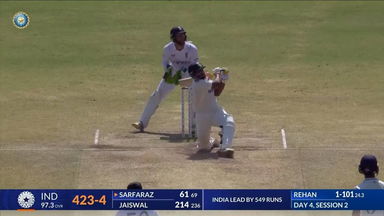 IND vs ENG 2024, 3RD Test:  Sarfaraz Khan Six