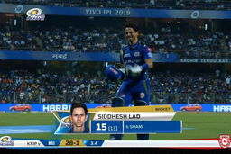 M24: MI vs KXIP –  Siddhesh Lad Wicket