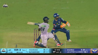 IPL 2025 M64: GT vs LSG - Sherfane Rutherford Six