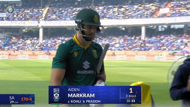 IND vs SA 2025, 3rd ODI: Aiden Markram Wicket