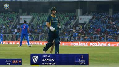 IND vs AUS 2023-24, 2ND T20I: Adam Zampa Wicket
