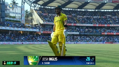 IND vs AUS 2023, 1ST ODI: Josh Inglis Wicket