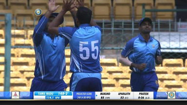 Vijay Hazare Trophy 2019-20, KAR vs TN, Final: Fall of wickets