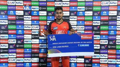 M54: SRH vs RCB – Swiggy Instamart Fastest Delivery of the Match  – Umran Malik