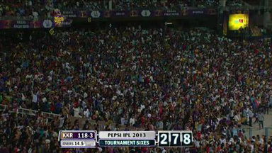 M35: KKR vs KXIP – Eoin Morgan Six