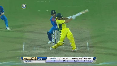 IND vs AUS 2017, 2nd T20I: Moises Henriques Six