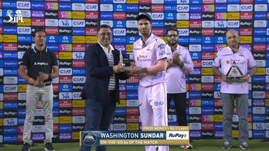 IPL 2026 M56: GT vs SRH - RuPay On-The-Go 4s of the Match - Washington Sundar