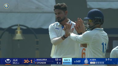 Ranji Trophy 2025-26 QF2, Madhya Pradesh vs J & K, Day 1: Match Highlights