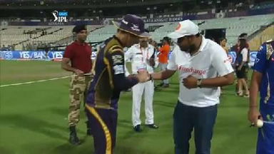 M5: KKR vs MI – Freecharge Bolt  Moment –  Brad Hogg