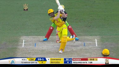 M44: RCB vs CSK – Ruturaj Gaikwad Six