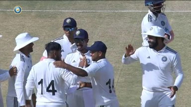 Z R IRANI CUP 2023/24, Saurashtra vs Rest of India: Saurashtra 2nd Innings Fall of Wickets