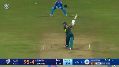 IND vs AUS 2023-24, 2ND T20I: Tim David Six