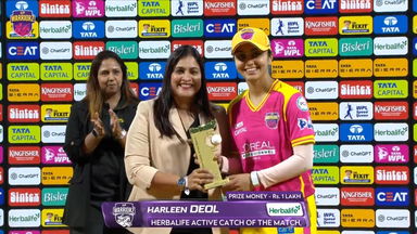 Herbalife Active Catch of the Match: Match 10, UP Warriorz vs Mumbai Indians, WPL 2026: Harleen Deol
