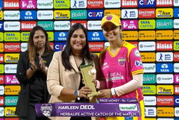 Herbalife Active Catch of the Match: Match 10, UP Warriorz vs Mumbai Indians, WPL 2026: Harleen Deol